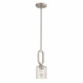 Craftmade Collins 1 Light Mini Pendant in Brushed Polished Nickel 54291-BNK